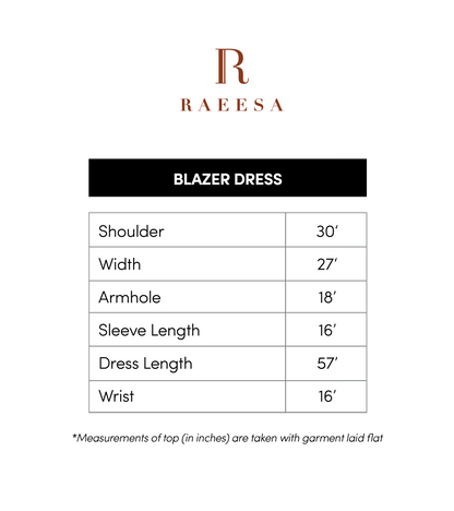 Dre Embroidery Blazer Dress