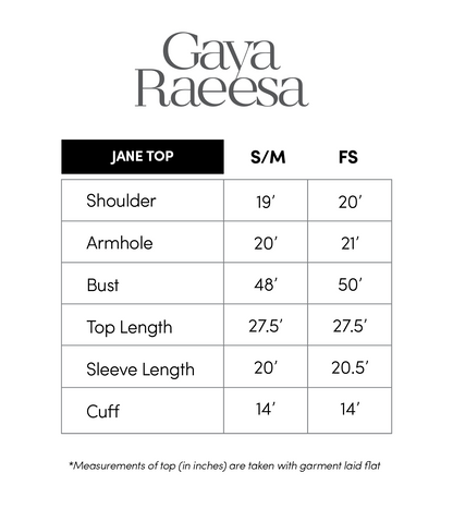 Jane Top - R Embroidery