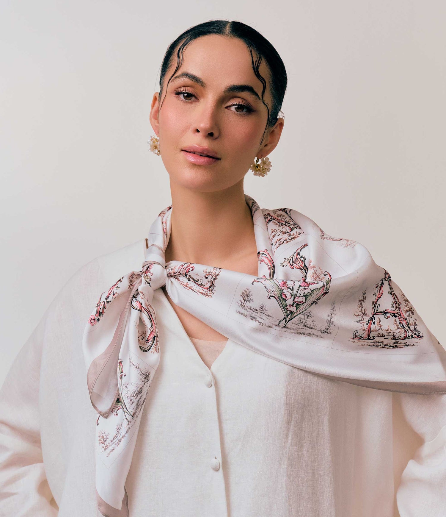 Raeesa ♥ Roberto Coin Exclusive Scarf - Pearl