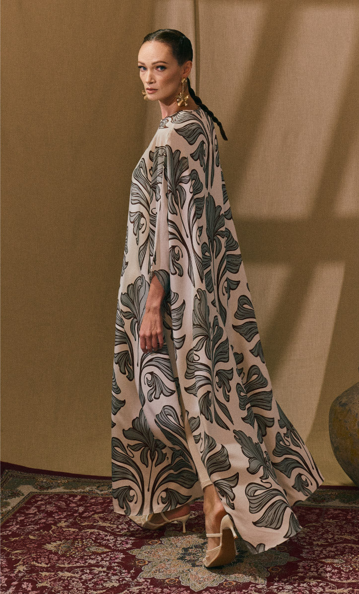 Fleur Leaves Nalia Dress