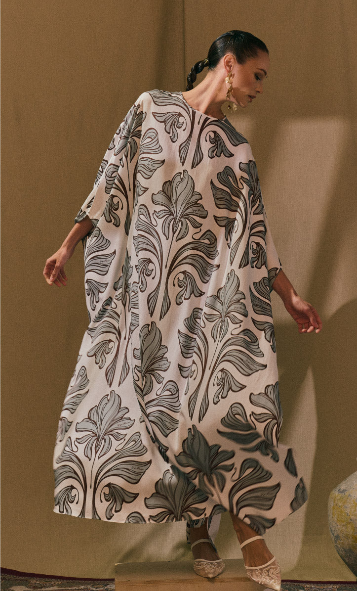 Fleur Leaves Nalia Dress