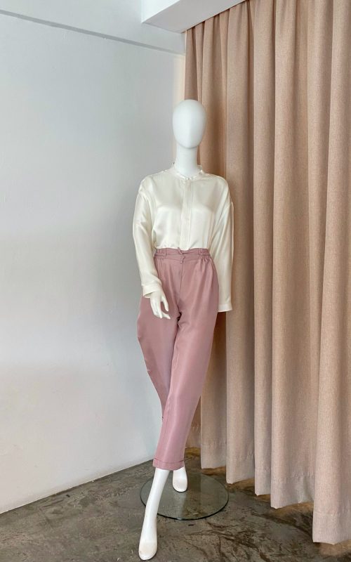 Tapperd Pants – Shantung Silk