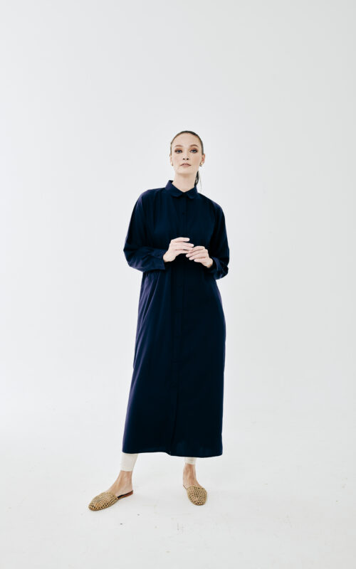 Rossa 2.0 Dress – Navy Cotton