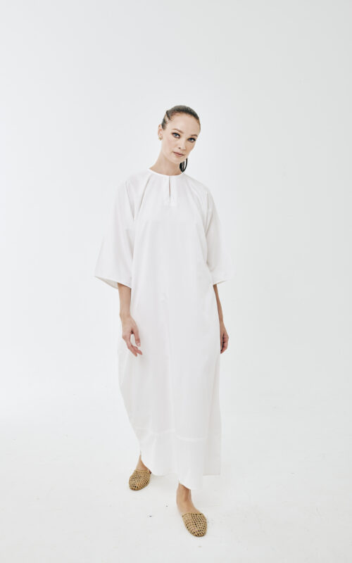 Kesuma 2.0 Dress – White Cotton