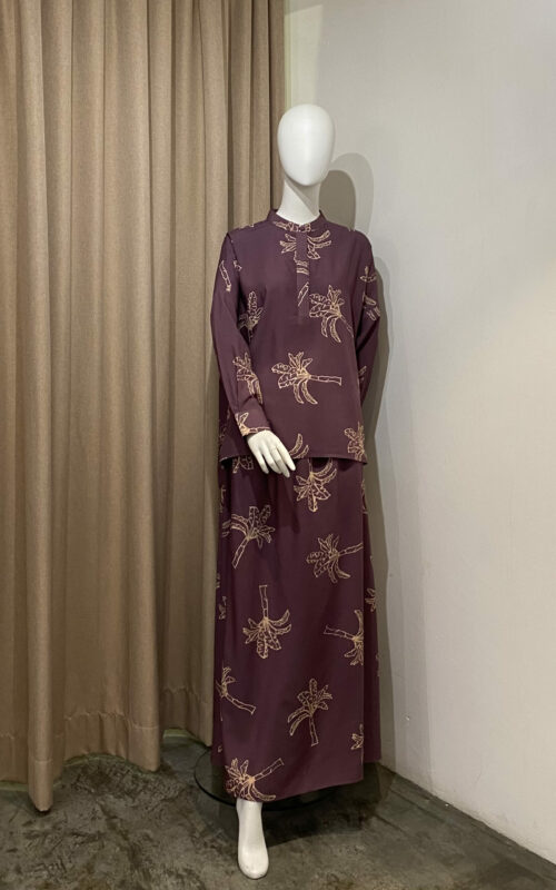 Eva With A-Line Skirt Set – Banana Tree Hand Block Batik
