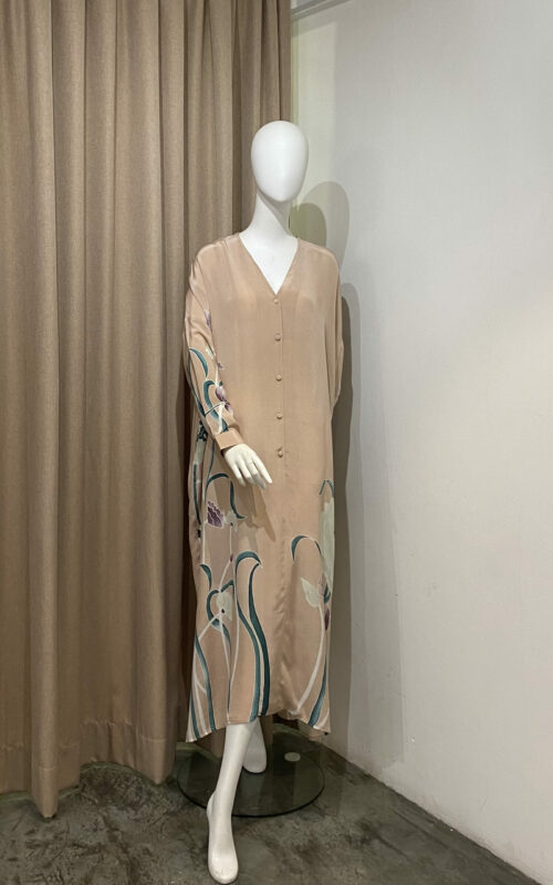 Marcella Dress – Poppy Crepe Silk