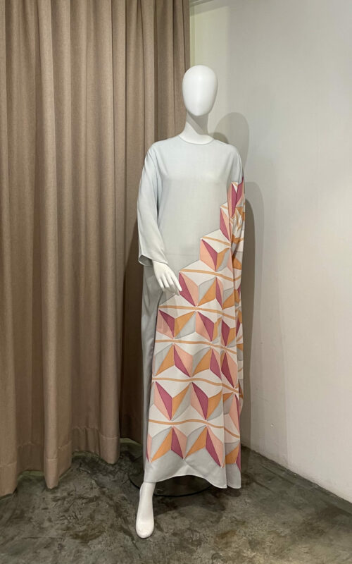 Nalia Dress – Hexagon Cotton Sponge